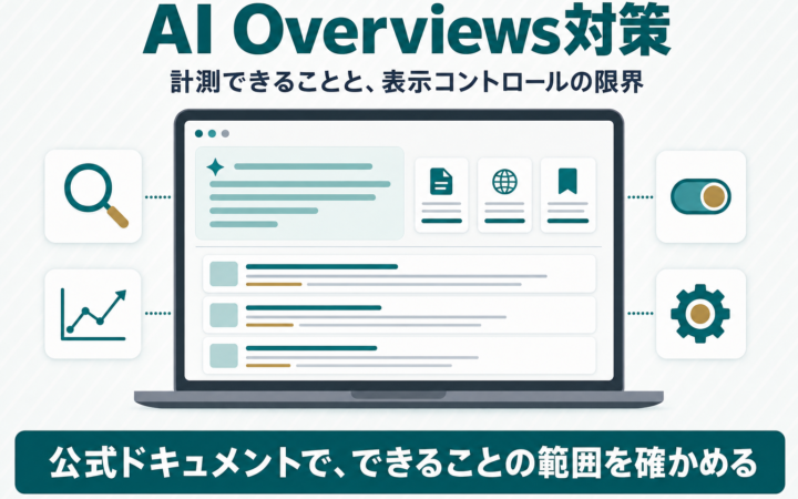 AI Overviews対策｜計測できることと表示コントロールの限界