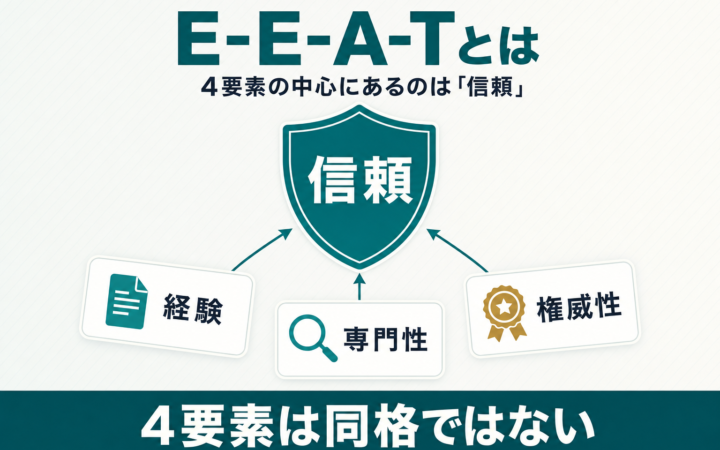 E-E-A-Tとは？ランキング要因ではない理由と高め方を解説