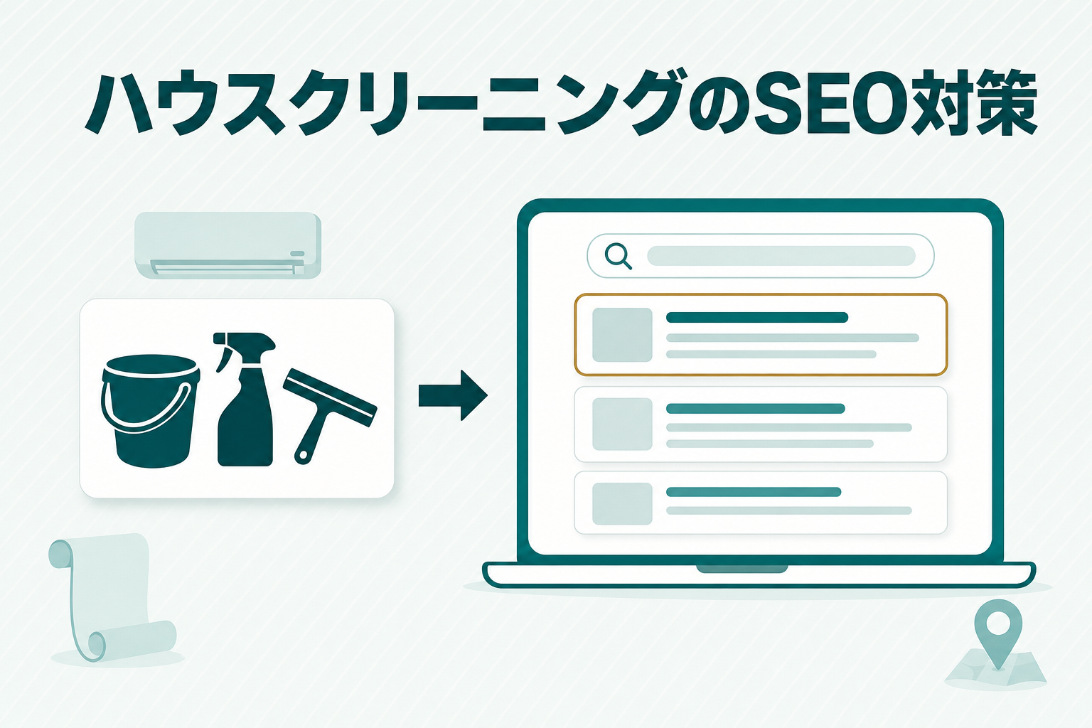 ハウスクリーニングのSEO対策｜名乗り方の規制と価格表示の注意点を解説のアイキャッチ画像
