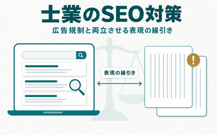 士業のSEO対策は広告規制とどう両立する？表現の線引きを解説