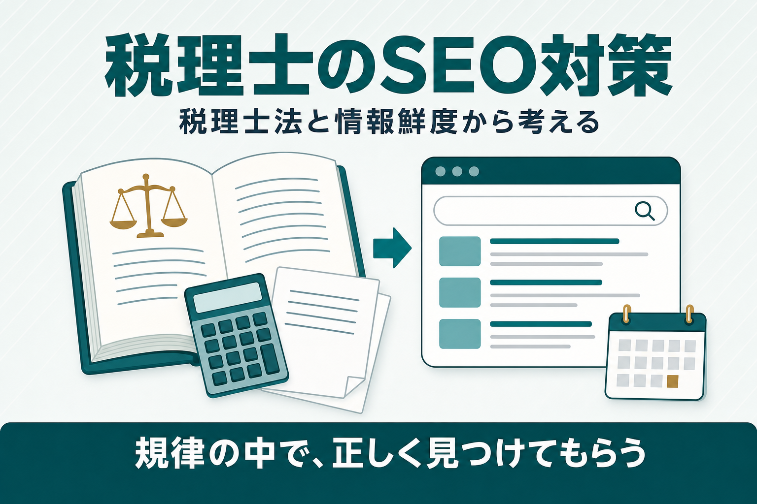 税理士のSEO対策は何を押さえる？税理士法と情報鮮度から解説のアイキャッチ画像